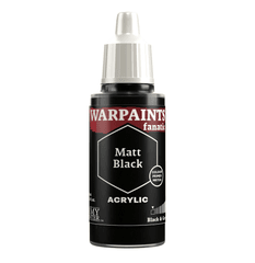 Warpaints Fanatic: Matt Black (100% match) 18ml